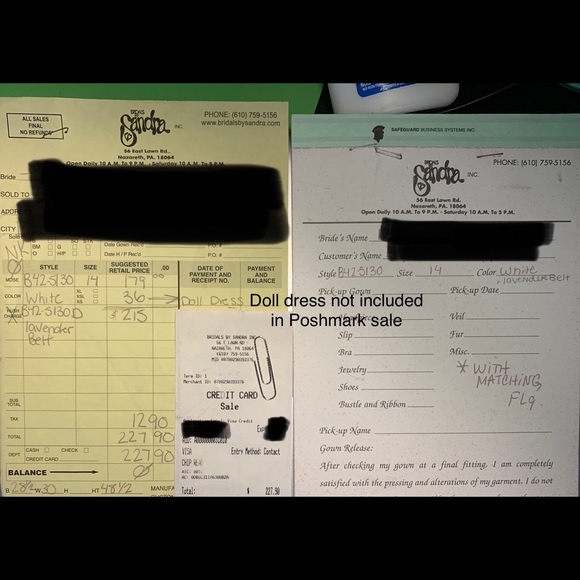 White Formal Flowergirl Dress, by Rosebud Fashions, size 12, Wedding fashions - Picture 10 of 11